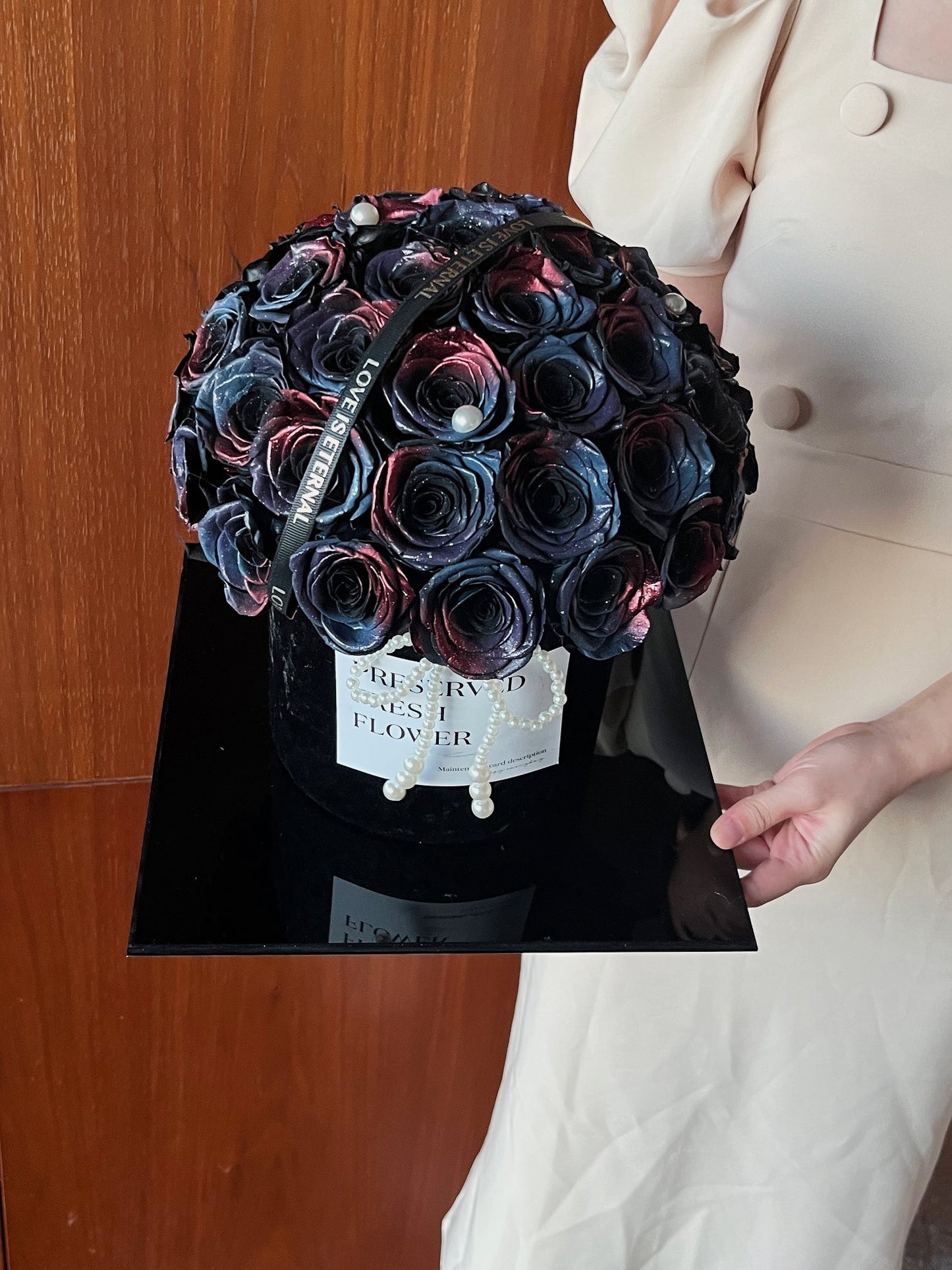 Eternal Rose Gift Box Real Flower Eternal Flower Luxury Birthday Gift Wedding Proposal Anniversary Gift Valentine's Day Gift Mother's Day Gift