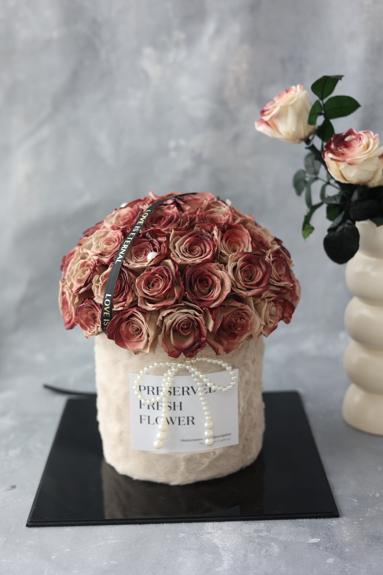 Eternal Rose Gift Box Real Flower Eternal Flower Luxury Birthday Gift Wedding Proposal Anniversary Gift Valentine's Day Gift Mother's Day Gift