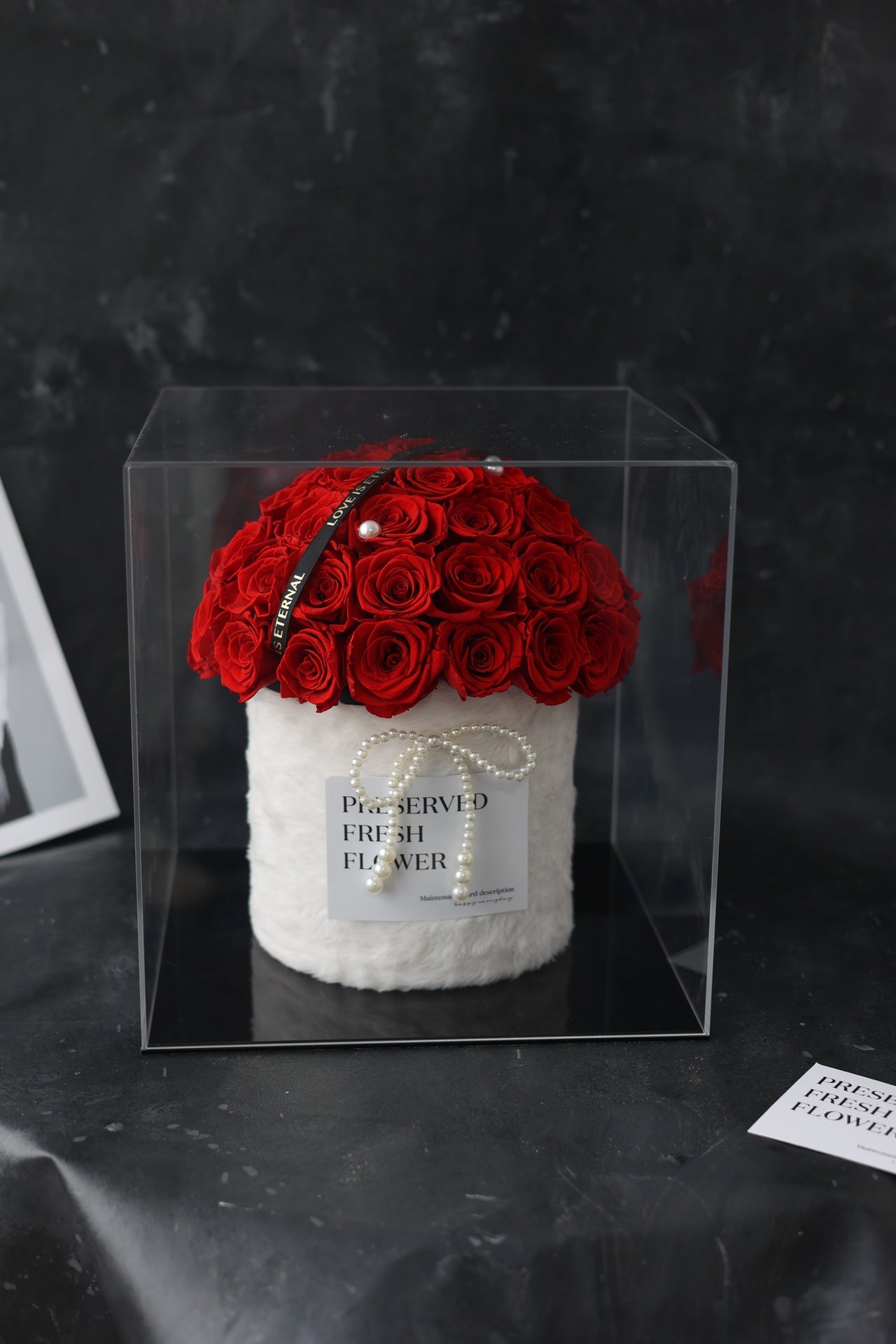 Eternal Rose Gift Box Real Flower Eternal Flower Luxury Birthday Gift Wedding Proposal Anniversary Gift Valentine's Day Gift Mother's Day Gift