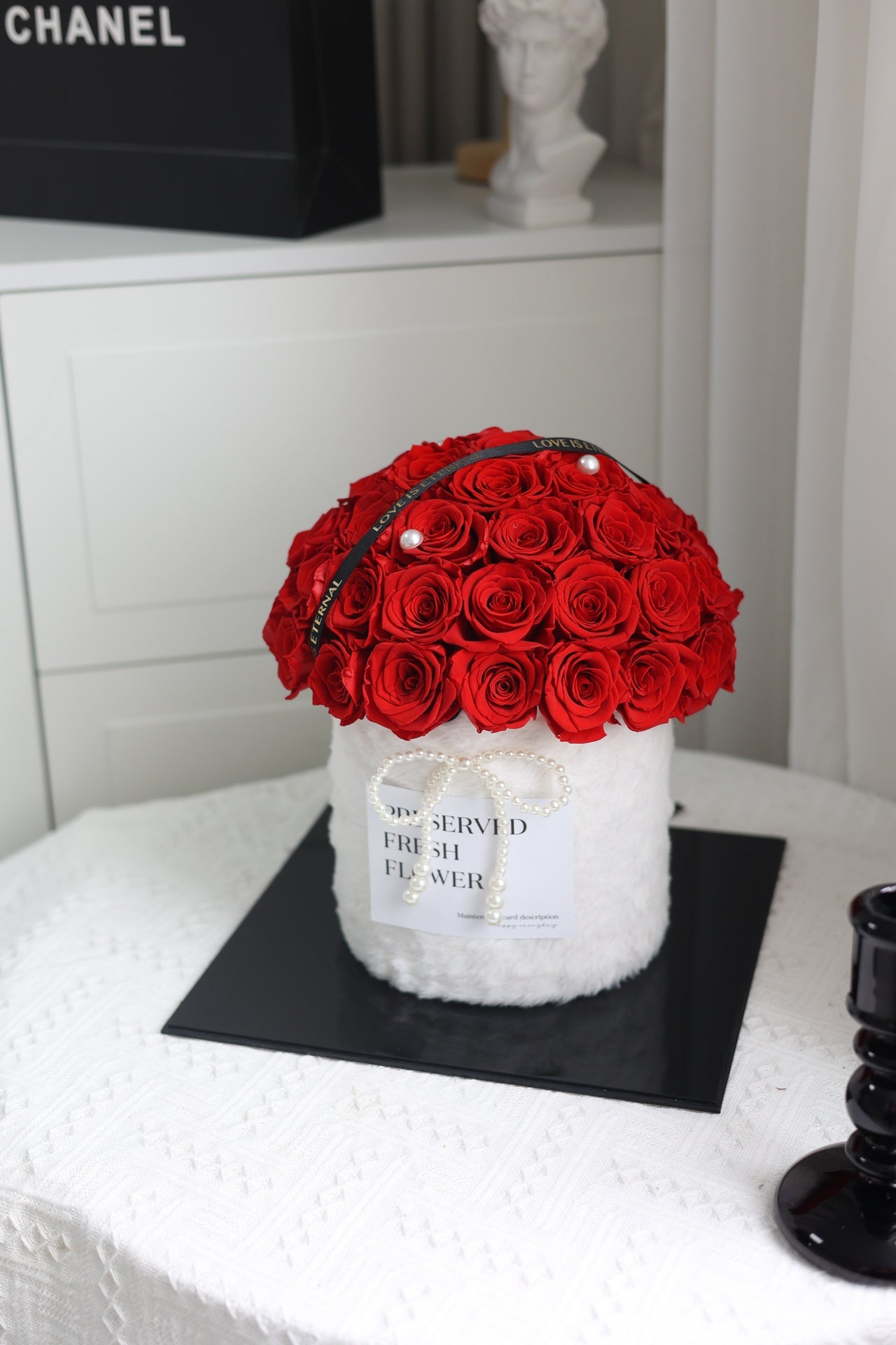 Eternal Rose Gift Box Real Flower Eternal Flower Luxury Birthday Gift Wedding Proposal Anniversary Gift Valentine's Day Gift Mother's Day Gift