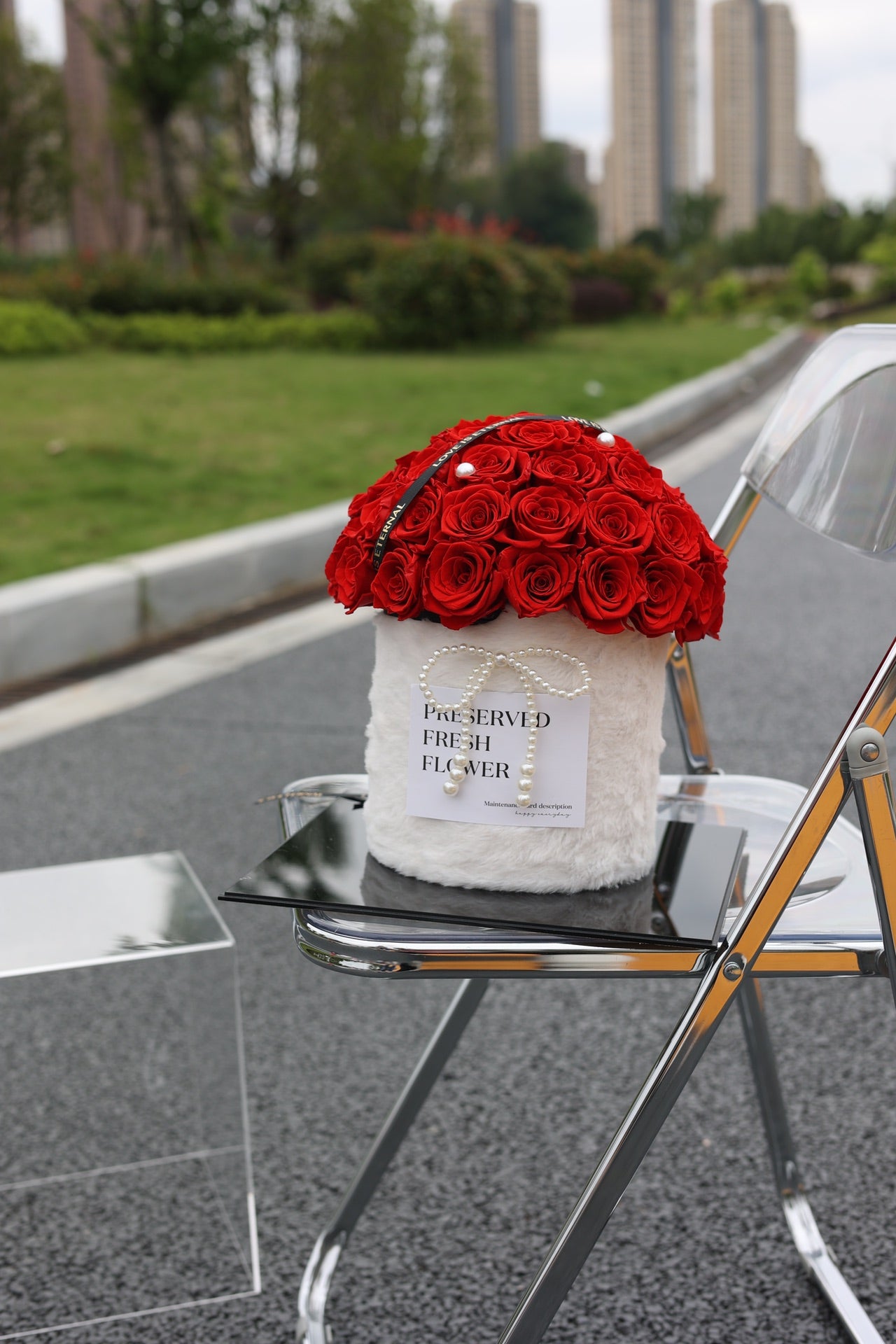 Eternal Rose Gift Box Real Flower Eternal Flower Luxury Birthday Gift Wedding Proposal Anniversary Gift Valentine's Day Gift Mother's Day Gift