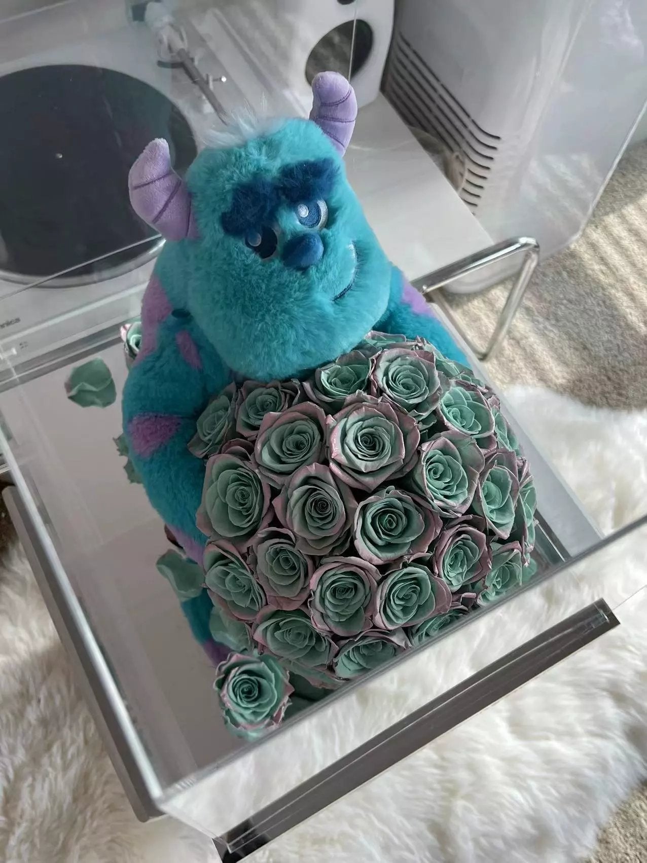 Eternal Rose Gift Box Real Flower Eternal Flower Luxury Birthday Gift Wedding Proposal Anniversary Gift Valentine's Day Gift Mother's Day Gift
