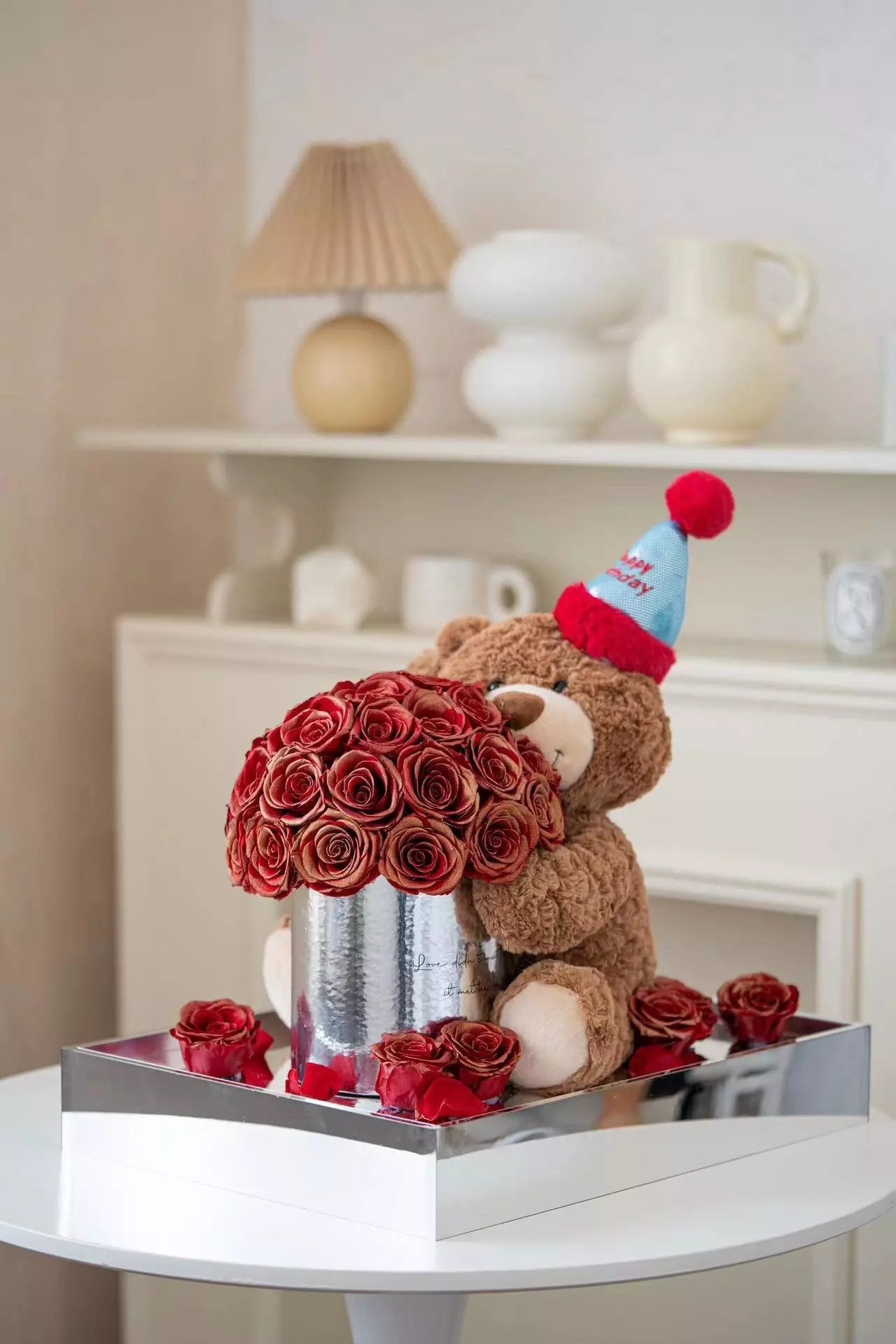 Eternal Rose Gift Box Real Flower Eternal Flower Luxury Birthday Gift Wedding Proposal Anniversary Gift Valentine's Day Gift Mother's Day Gift