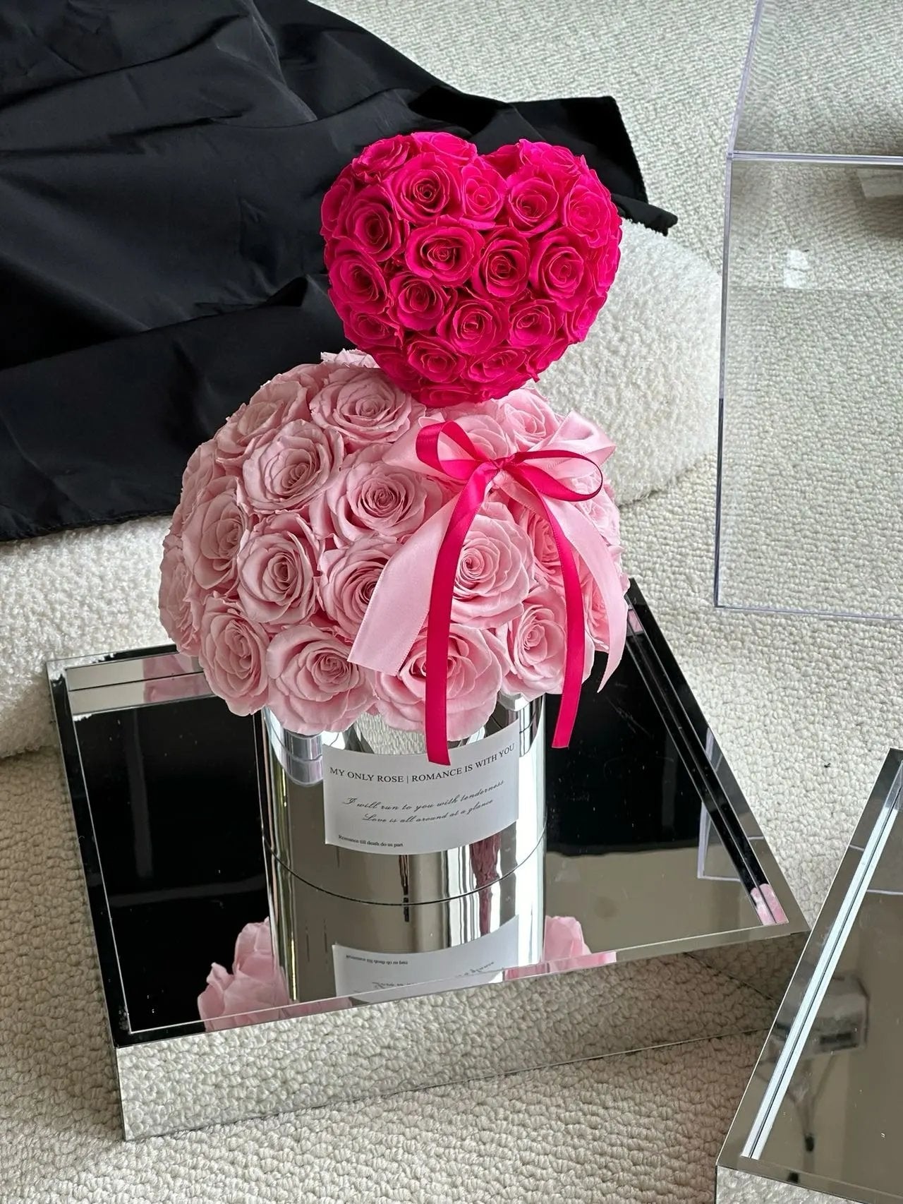 Eternal Rose Gift Box Real Flower Eternal Flower Luxury Birthday Gift Wedding Proposal Anniversary Gift Valentine's Day Gift Mother's Day Gift