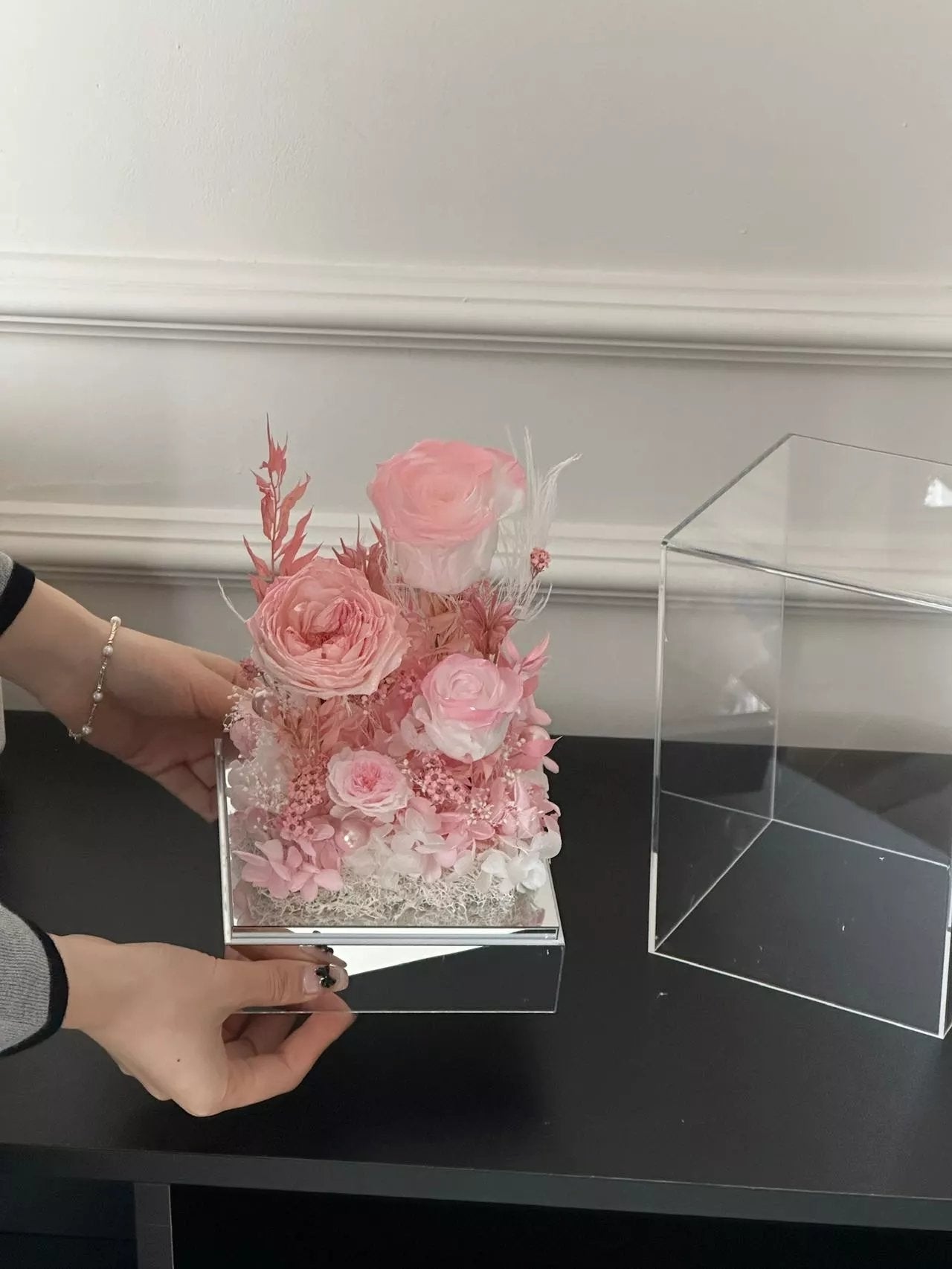 Eternal Rose Gift Box Real Flower Eternal Flower Luxury Birthday Gift Wedding Proposal Anniversary Gift Valentine's Day Gift Mother's Day Gift