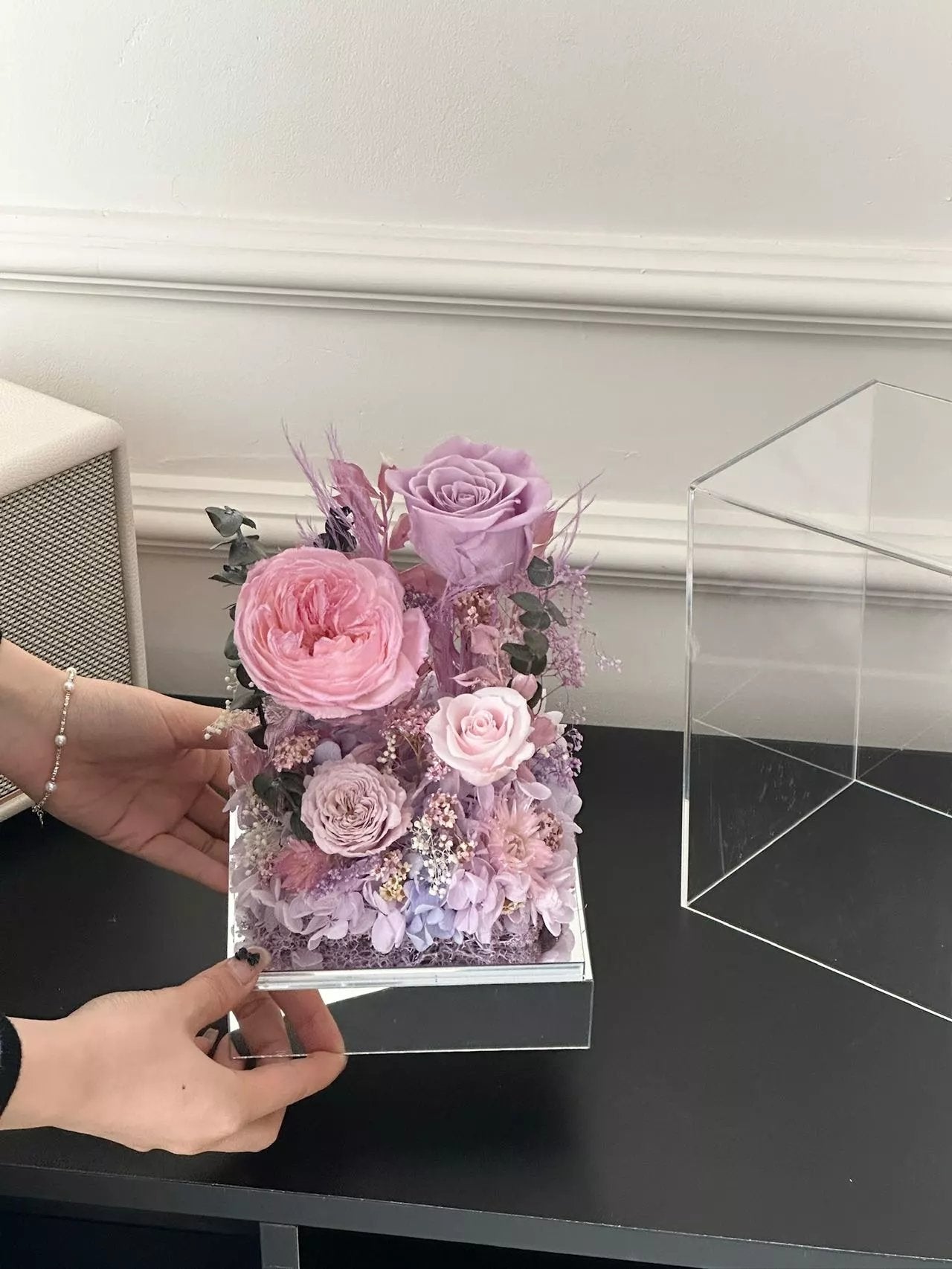 Eternal Rose Gift Box Real Flower Eternal Flower Luxury Birthday Gift Wedding Proposal Anniversary Gift Valentine's Day Gift Mother's Day Gift