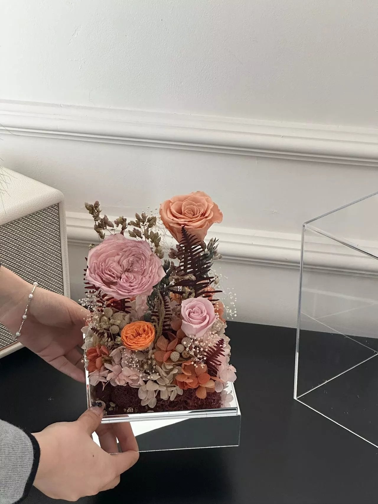 Eternal Rose Gift Box Real Flower Eternal Flower Luxury Birthday Gift Wedding Proposal Anniversary Gift Valentine's Day Gift Mother's Day Gift