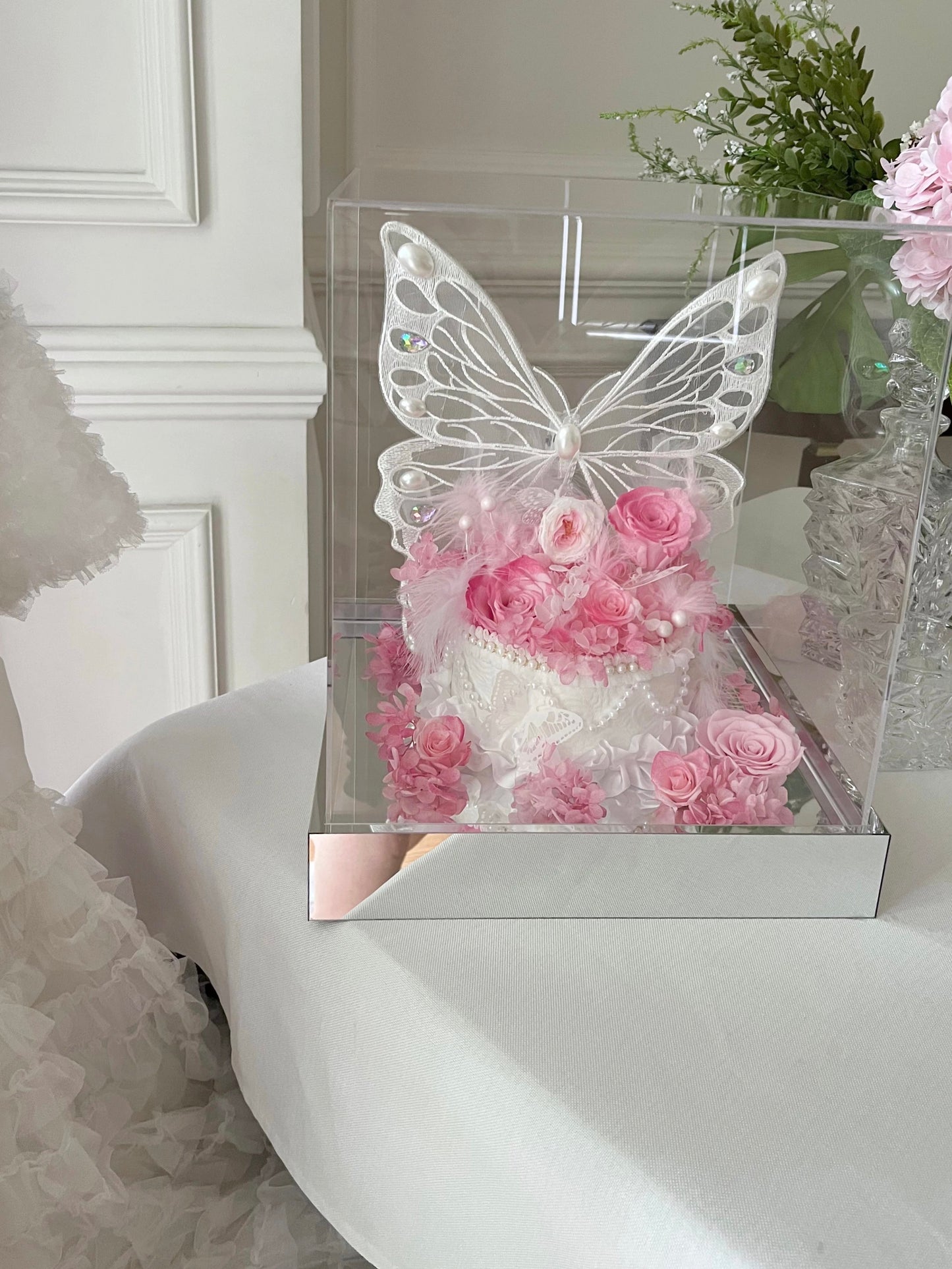 Eternal Rose Gift Box Real Flower Eternal Flower Luxury Birthday Gift Wedding Proposal Anniversary Gift Valentine's Day Gift Mother's Day Gift