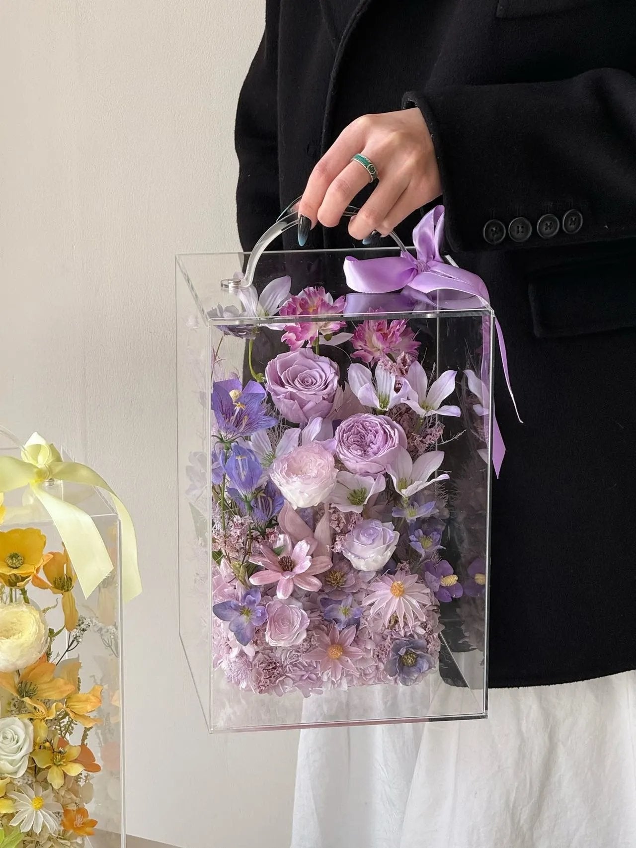 Eternal Rose Gift Box Real Flower Eternal Flower Luxury Birthday Gift Wedding Proposal Anniversary Gift Valentine's Day Gift Mother's Day Gift