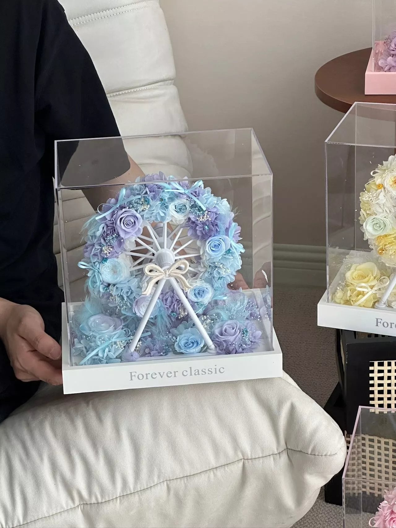 Eternal Rose Gift Box Real Flower Eternal Flower Luxury Birthday Gift Wedding Proposal Anniversary Gift Valentine's Day Gift Mother's Day Gift