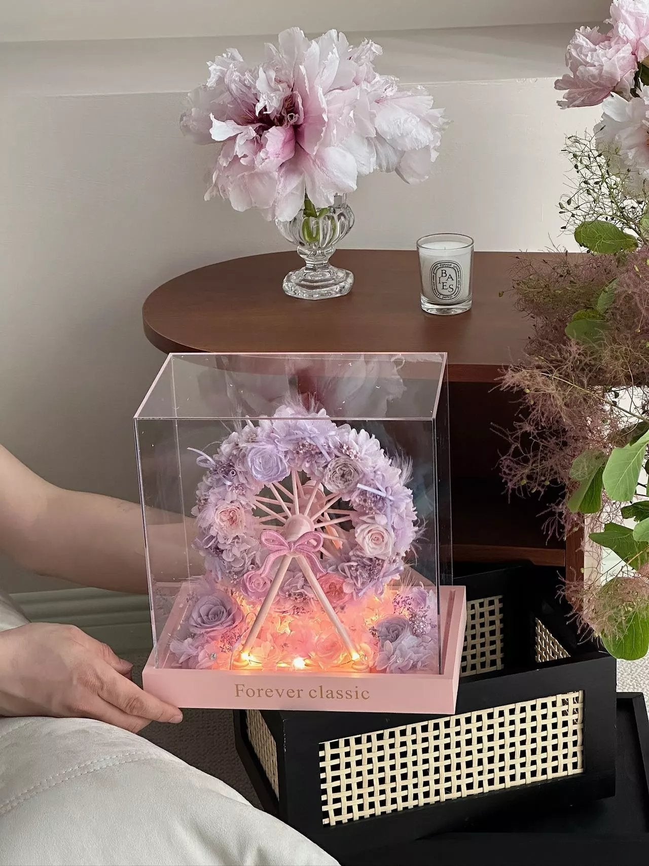 Eternal Rose Gift Box Real Flower Eternal Flower Luxury Birthday Gift Wedding Proposal Anniversary Gift Valentine's Day Gift Mother's Day Gift