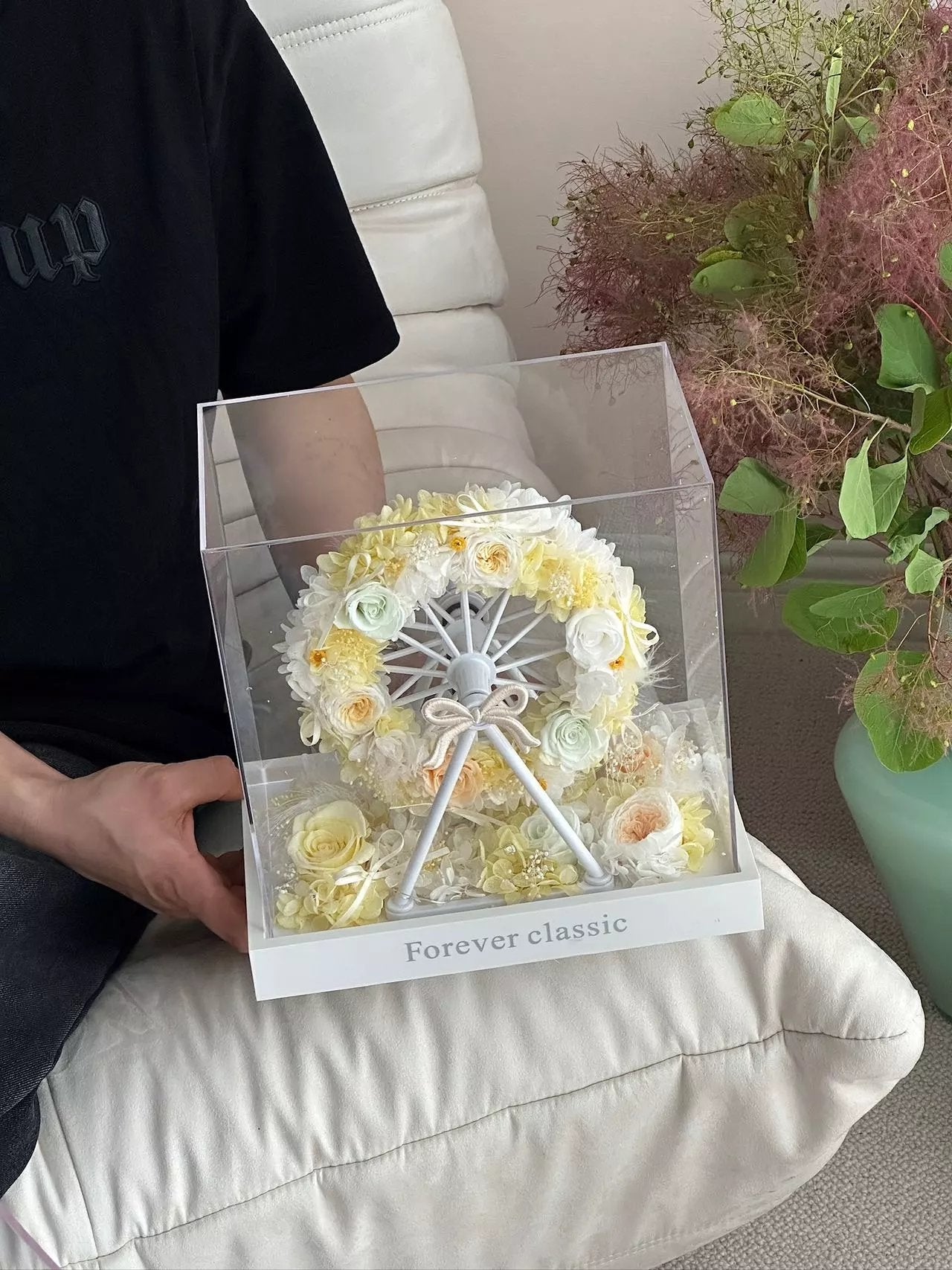 Eternal Rose Gift Box Real Flower Eternal Flower Luxury Birthday Gift Wedding Proposal Anniversary Gift Valentine's Day Gift Mother's Day Gift