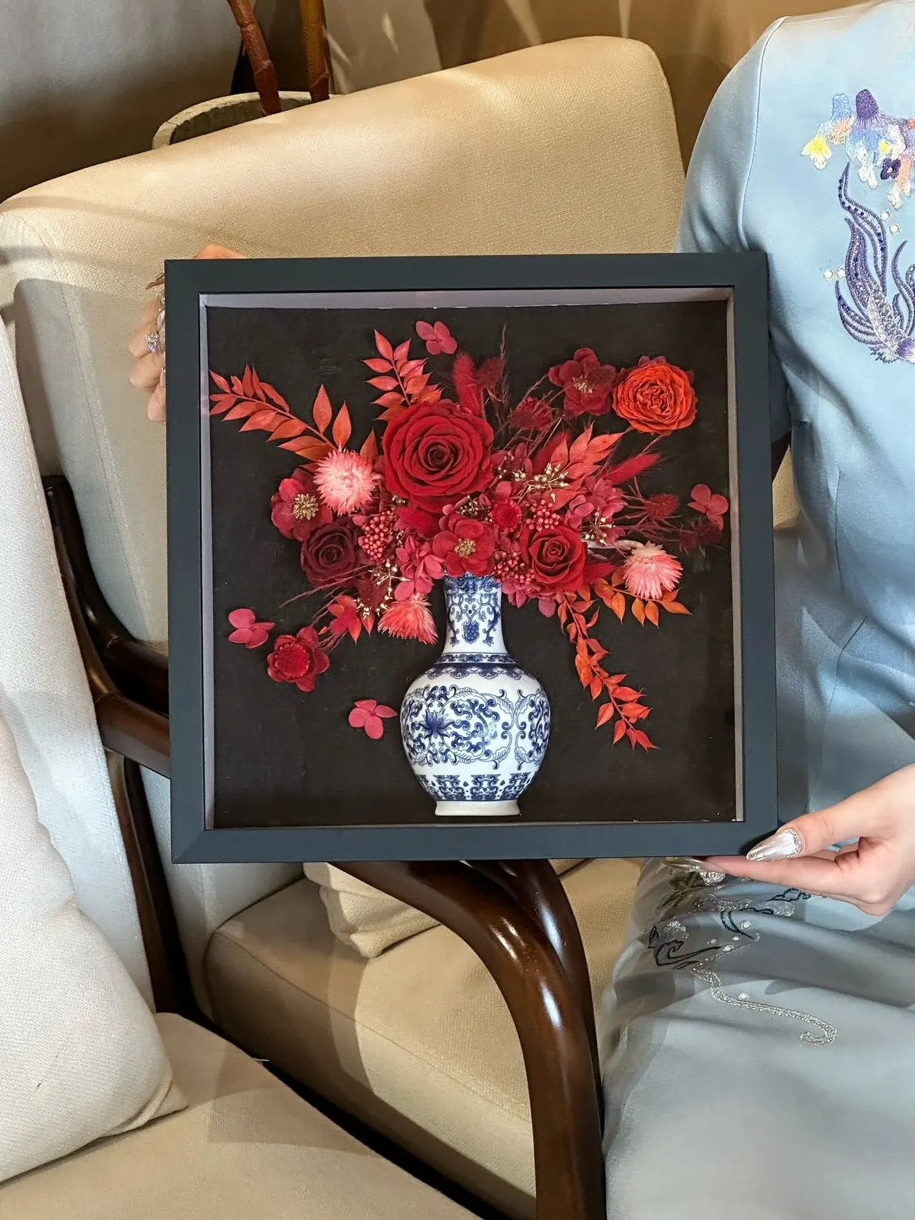 Eternal Rose Gift Box Real Flower Eternal Flower Luxury Birthday Gift Wedding Proposal Anniversary Gift Valentine's Day Gift Mother's Day Gift