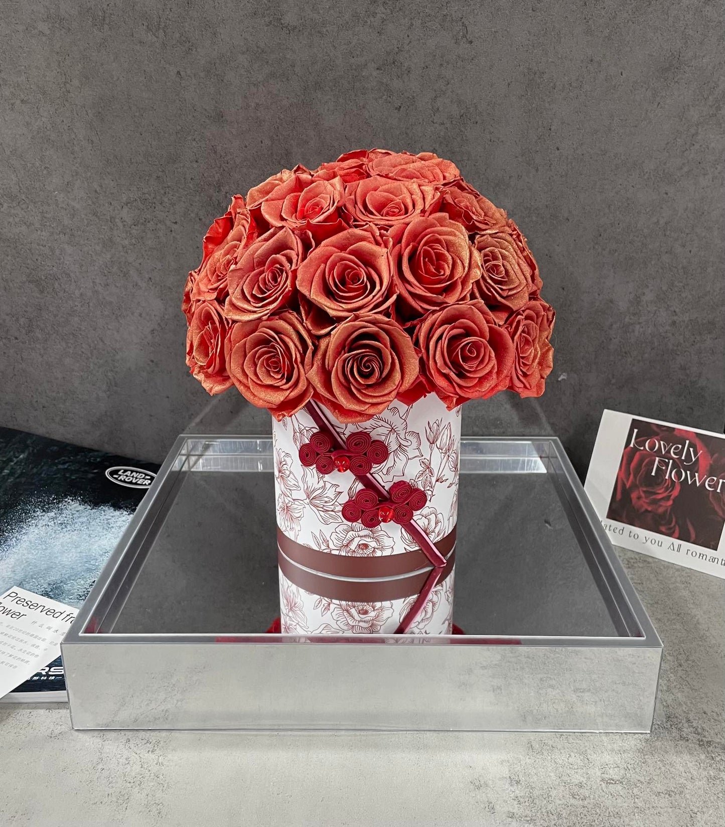 Eternal Rose Gift Box Real Flower Eternal Flower Luxury Birthday Gift Wedding Proposal Anniversary Gift Valentine's Day Gift Mother's Day Gift
