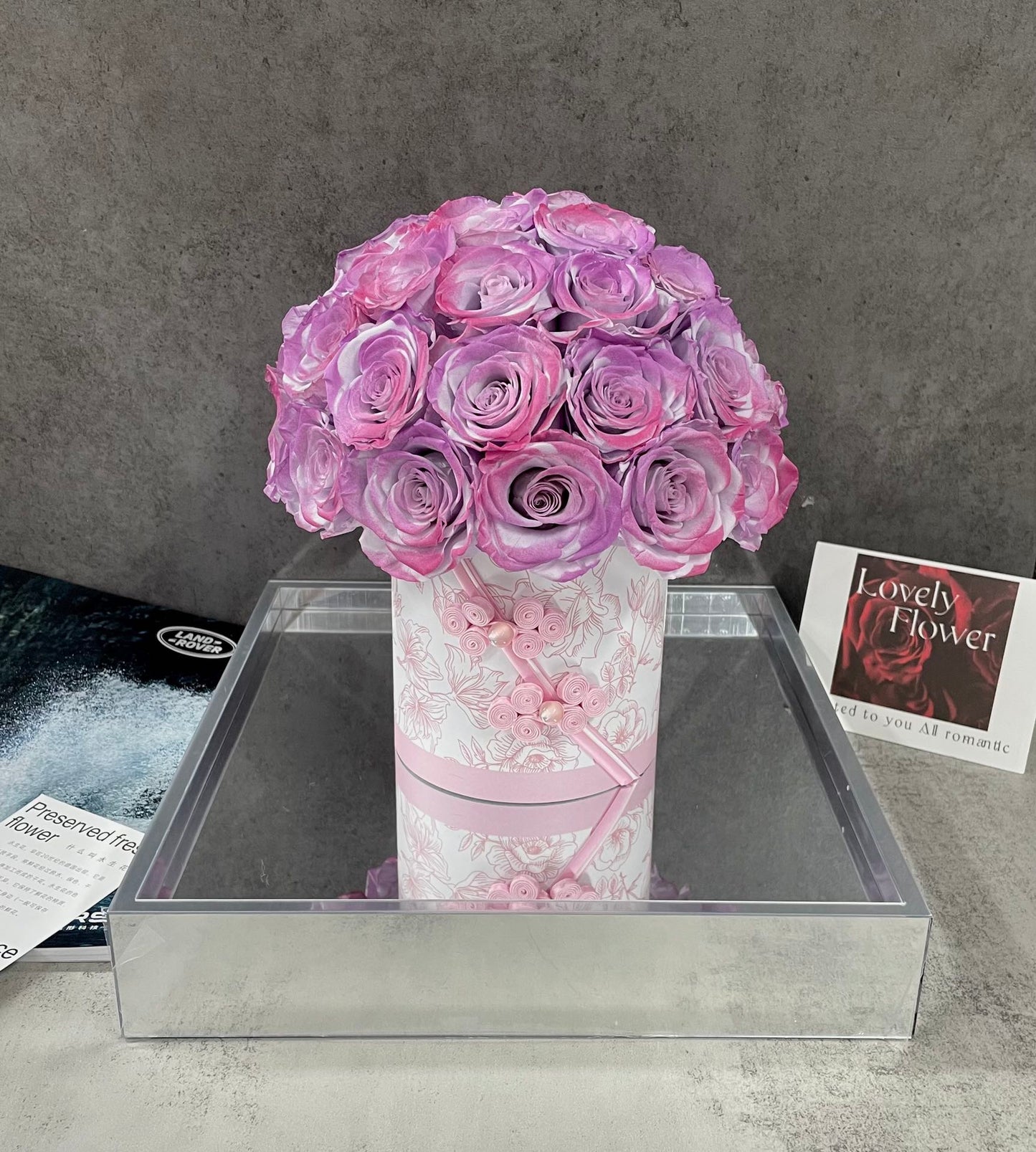 Eternal Rose Gift Box Real Flower Eternal Flower Luxury Birthday Gift Wedding Proposal Anniversary Gift Valentine's Day Gift Mother's Day Gift