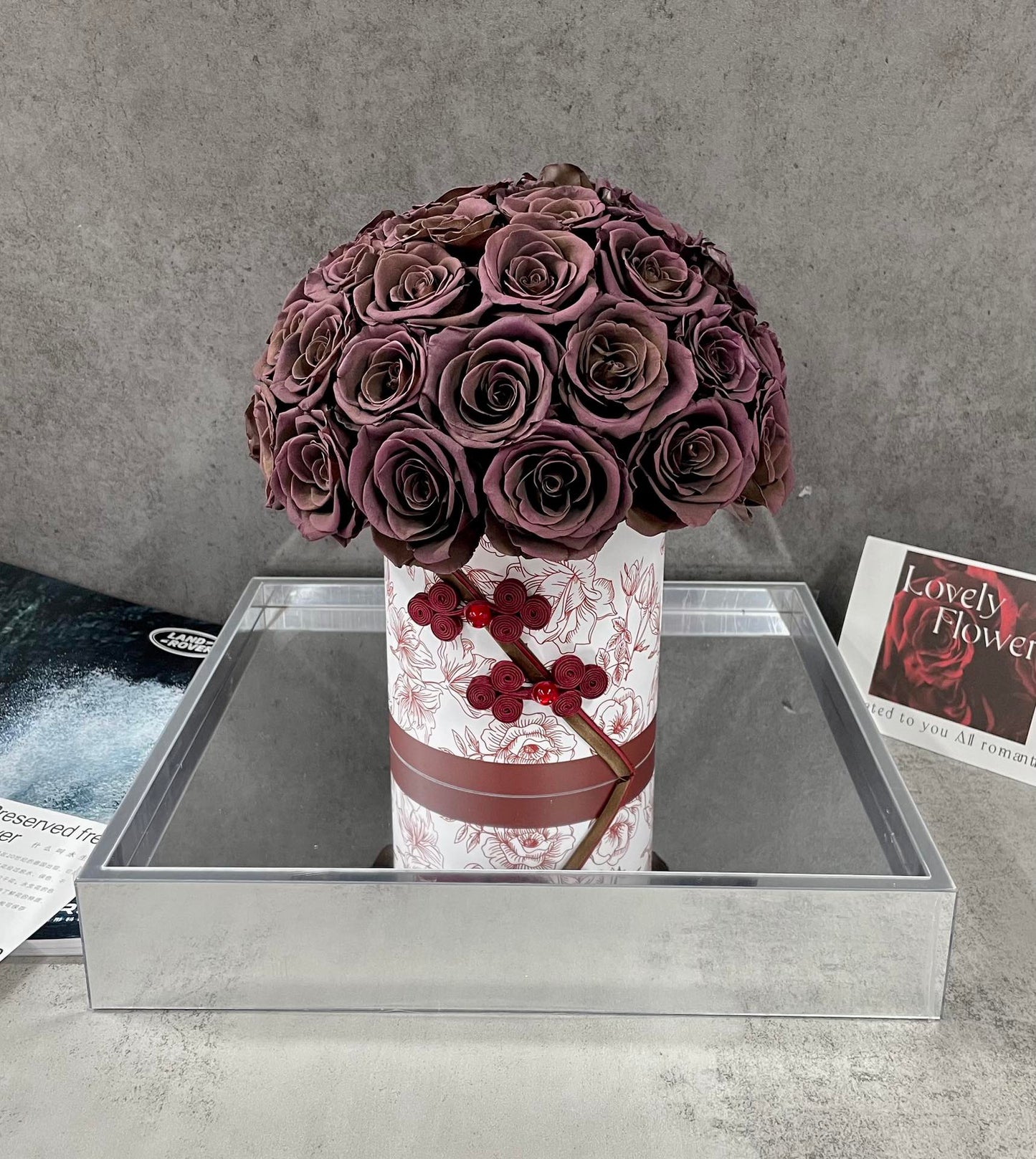 Eternal Rose Gift Box Real Flower Eternal Flower Luxury Birthday Gift Wedding Proposal Anniversary Gift Valentine's Day Gift Mother's Day Gift