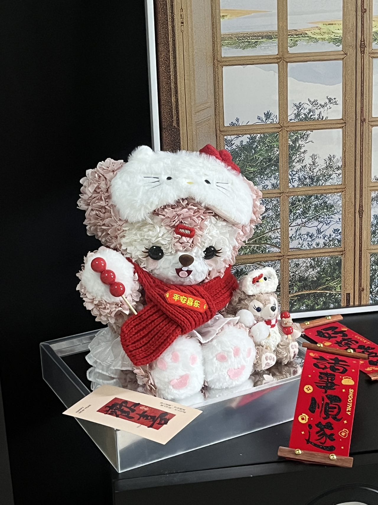 Eternal Rose Gift Box Real Flower Eternal Flower Luxury Birthday Gift Wedding Proposal Anniversary Gift Valentine's Day Gift Mother's Day GiftDuffy Bear