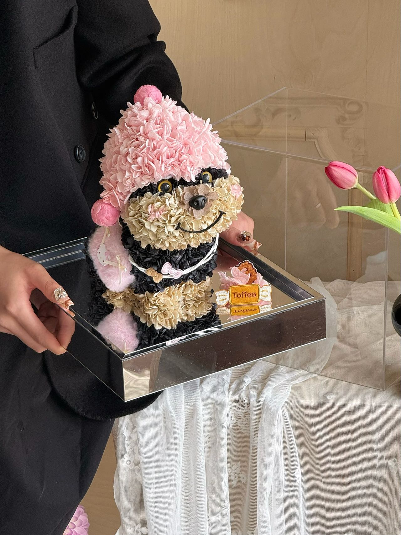 Eternal Rose Gift Box Real Flower Eternal Flower Luxury Birthday Gift Wedding Proposal Anniversary Gift Valentine's Day Gift Mother's Day GiftBee Dog
