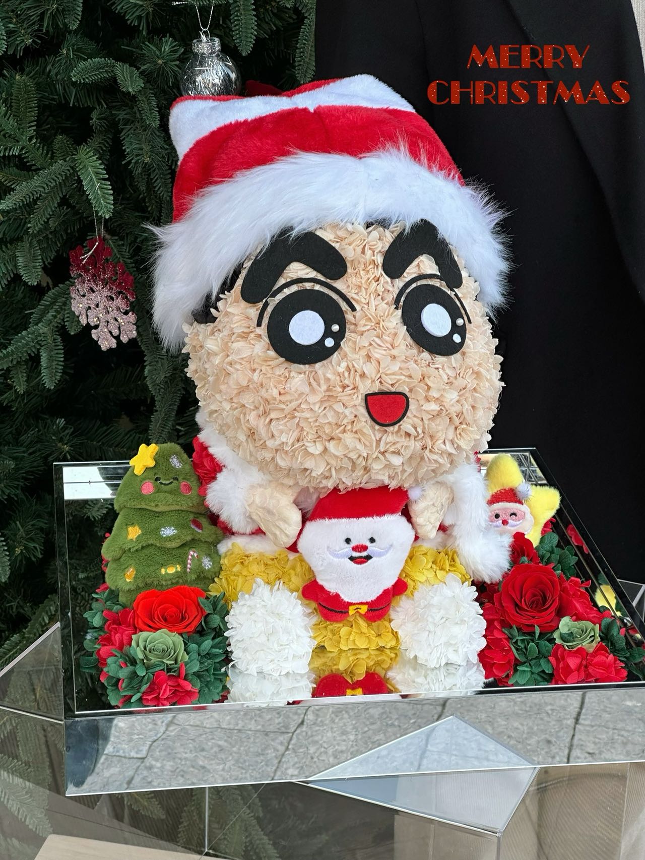 Eternal Rose Gift Box Real Flower Eternal Flower Luxury Birthday Gift Wedding Proposal Anniversary Gift Valentine's Day Gift Mother's Day GiftCrayon Shin-chan