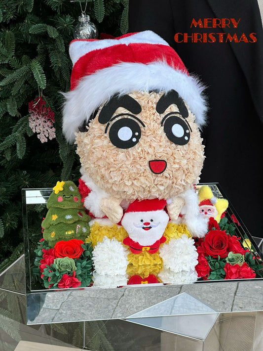 Eternal Rose Gift Box Real Flower Eternal Flower Luxury Birthday Gift Wedding Proposal Anniversary Gift Valentine's Day Gift Mother's Day GiftCrayon Shin-chan