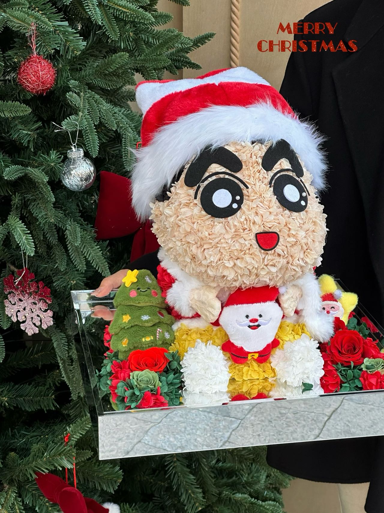 Eternal Rose Gift Box Real Flower Eternal Flower Luxury Birthday Gift Wedding Proposal Anniversary Gift Valentine's Day Gift Mother's Day GiftCrayon Shin-chan