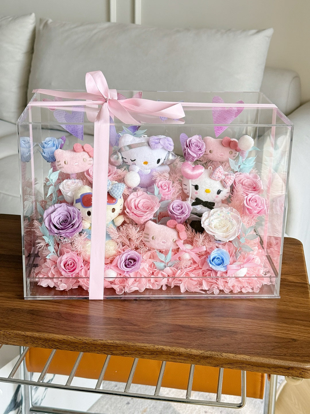 Eternal Rose Gift Box Real Flower Eternal Flower Luxury Birthday Gift Wedding Proposal Anniversary Gift Valentine's Day Gift Mother's Day Giftgarden kitty