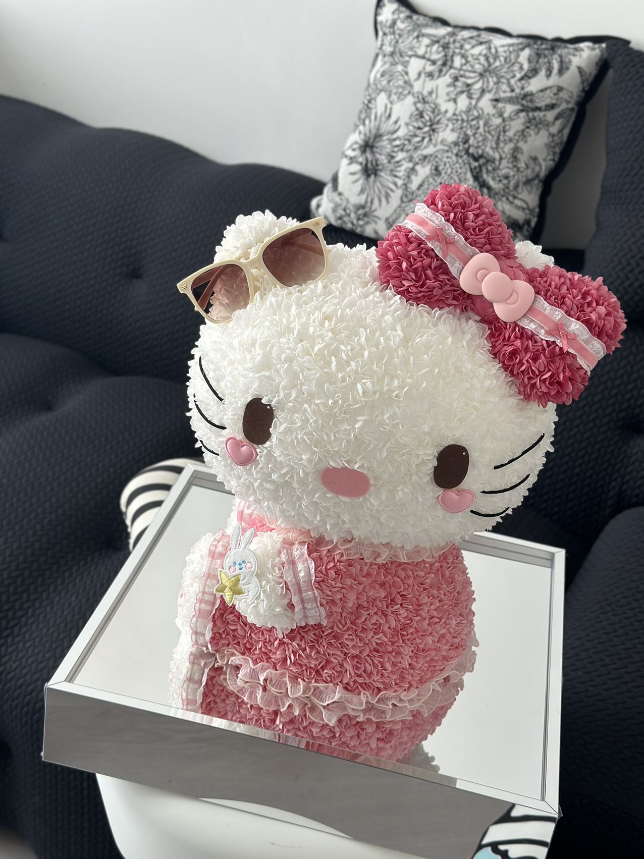 Eternal Rose Gift Box Real Flower Eternal Flower Luxury Birthday Gift Wedding Proposal Anniversary Gift Valentine's Day Gift Mother's Day GiftSweetheart Hello Kitty
