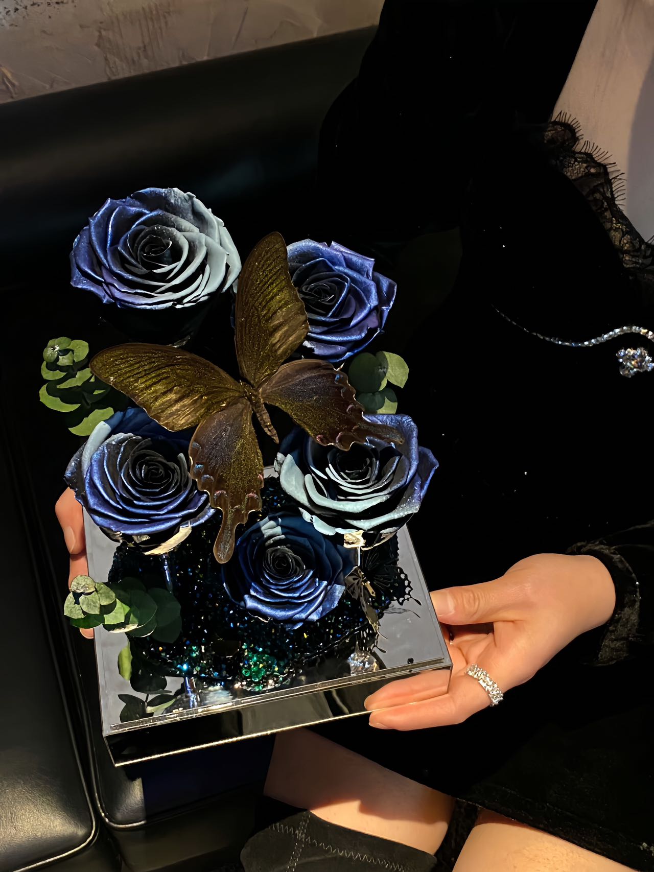Eternal Rose Gift Box Real Flower Eternal Flower Luxury Birthday Gift Wedding Proposal Anniversary Gift Valentine's Day Gift Mother's Day Gift