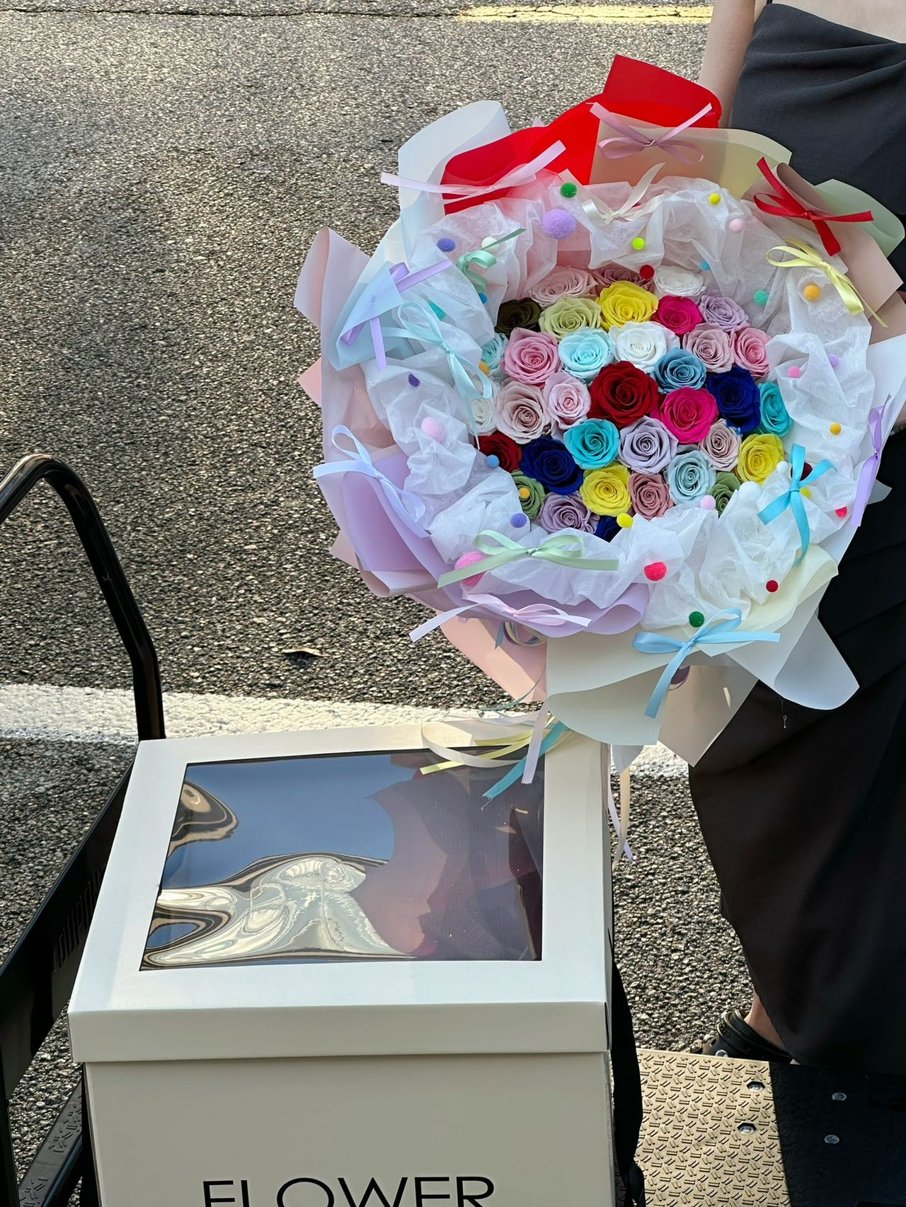 Eternal Rose Gift Box Real Flower Eternal Flower Luxury Birthday Gift Wedding Proposal Anniversary Gift Valentine's Day Gift Mother's Day Giftcolorful roses