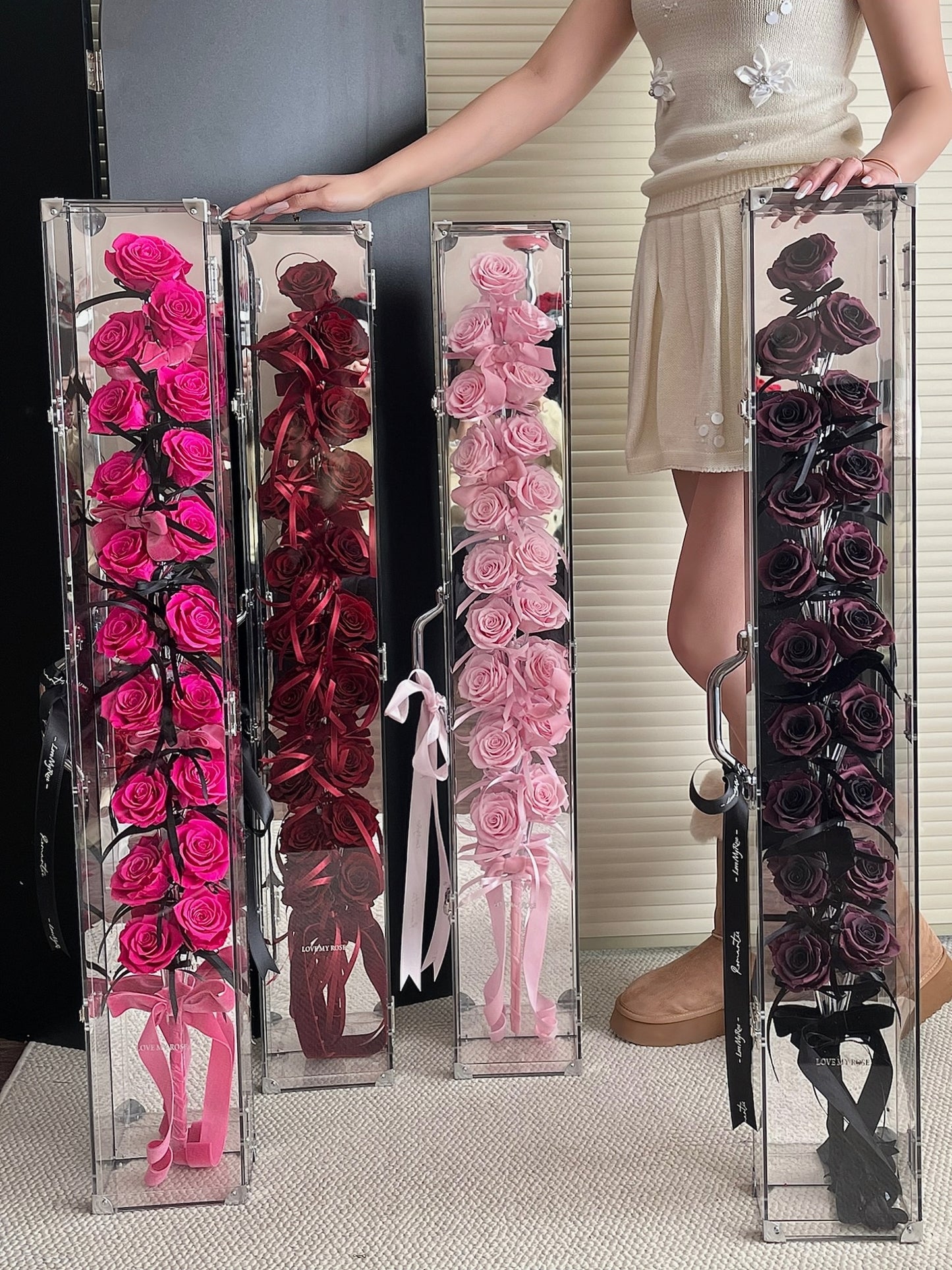 Eternal Rose Gift Box Real Flower Eternal Flower Luxury Birthday Gift Wedding Proposal Anniversary Gift Valentine's Day Gift Mother's Day Gift