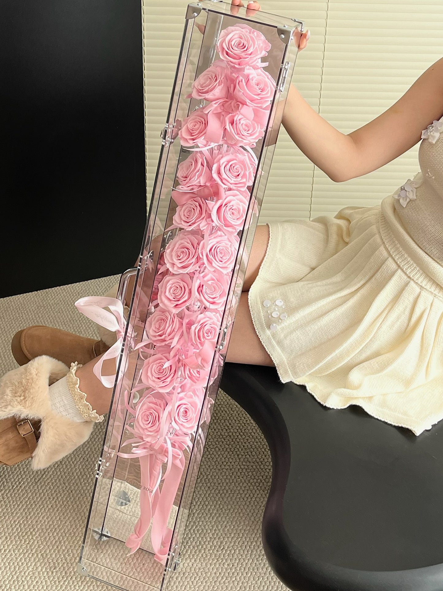Eternal Rose Gift Box Real Flower Eternal Flower Luxury Birthday Gift Wedding Proposal Anniversary Gift Valentine's Day Gift Mother's Day Gift