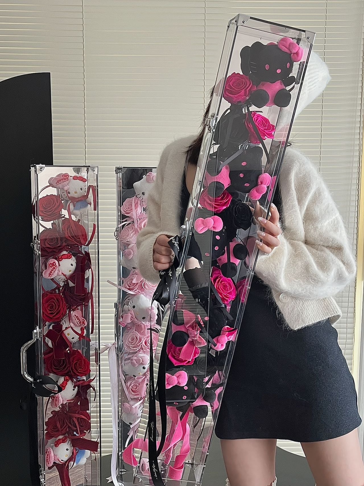 Eternal Rose Gift Box Real Flower Eternal Flower Luxury Birthday Gift Wedding Proposal Anniversary Gift Valentine's Day Gift Mother's Day Gift