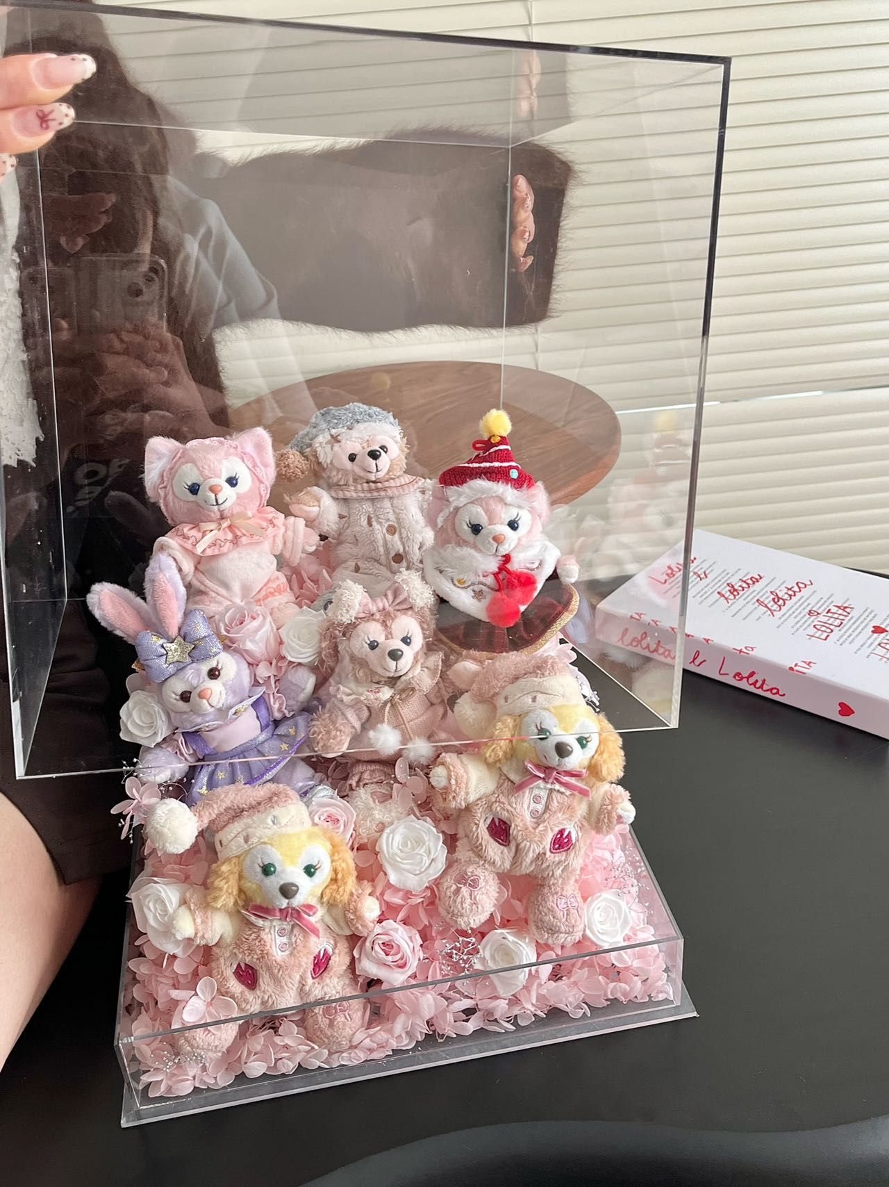 Doll Garden Everlasting Rose Gift Box Real Flower Everlasting Flower Luxury Birthday Gift Wedding Proposal Anniversary Gift Valentine's Day Gift Mother's Day Gift