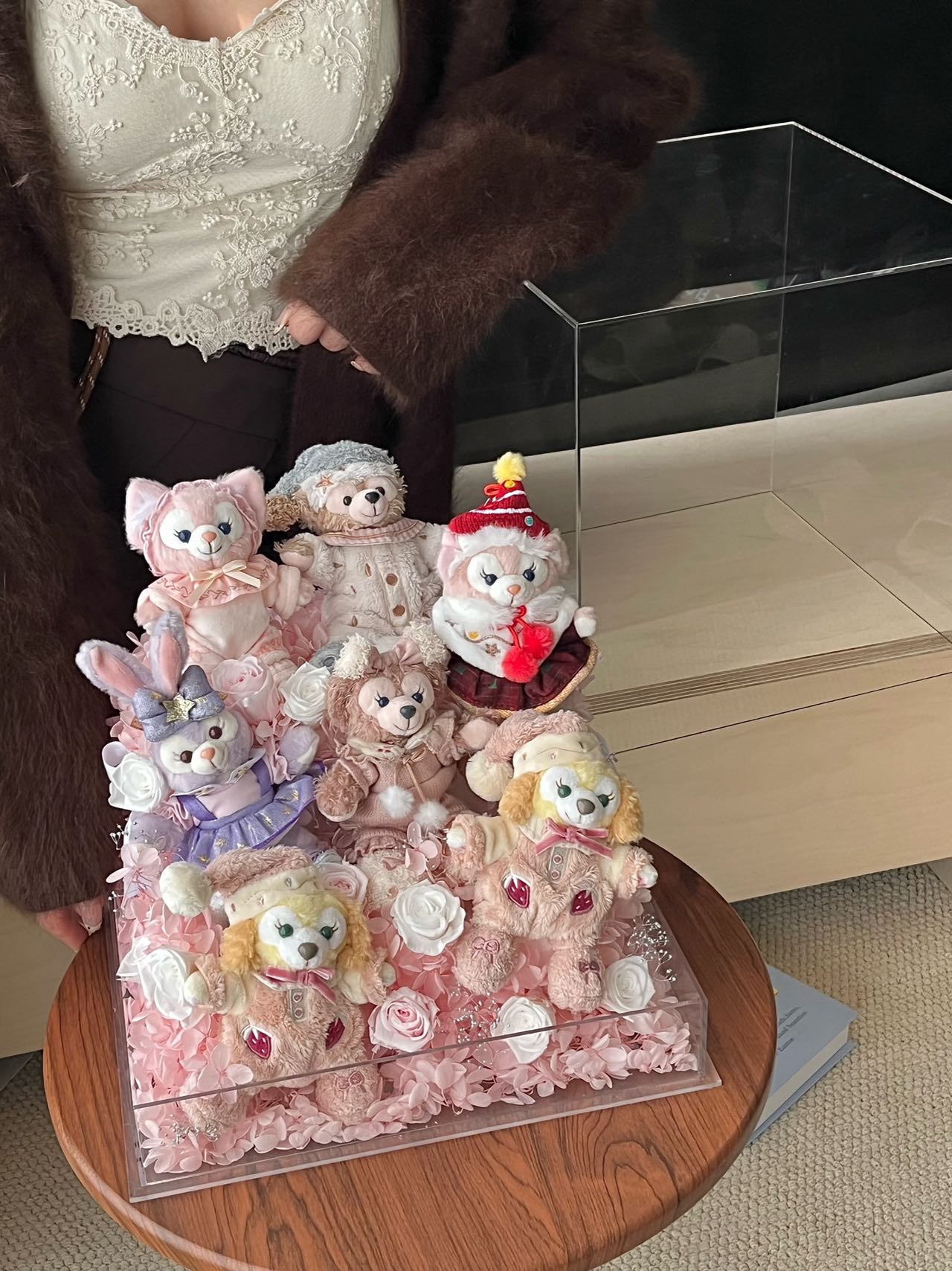 Doll Garden Everlasting Rose Gift Box Real Flower Everlasting Flower Luxury Birthday Gift Wedding Proposal Anniversary Gift Valentine's Day Gift Mother's Day Gift
