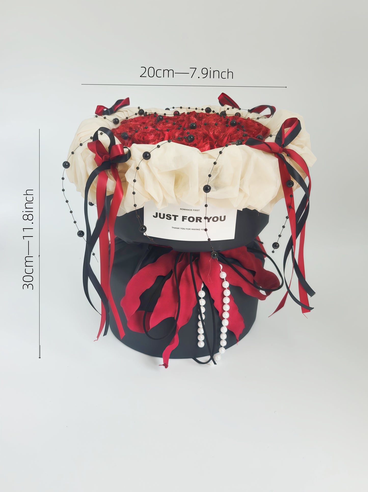 Handmade simulated flower bouquet gift eternal flower with gift box bag Mother's Day gift rose birthday gift graduation season gift